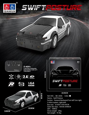 Auto RC de derrape JM352401